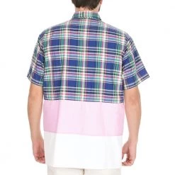 Ανδρικό κοντομάνικο πουκάμισο Dsquared2 μπλε ροζ -Πλεκτά-Ζακέτες Εκπτώσεις 1489830.0 0001 3 dsquared2 ανδρικό κοντομάνικο πουκάμισο dsquared2 μπλε ροζ x1000