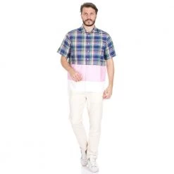 Ανδρικό κοντομάνικο πουκάμισο Dsquared2 μπλε ροζ -Πλεκτά-Ζακέτες Εκπτώσεις 1489830.0 0001 4 dsquared2 ανδρικό κοντομάνικο πουκάμισο dsquared2 μπλε ροζ x1000