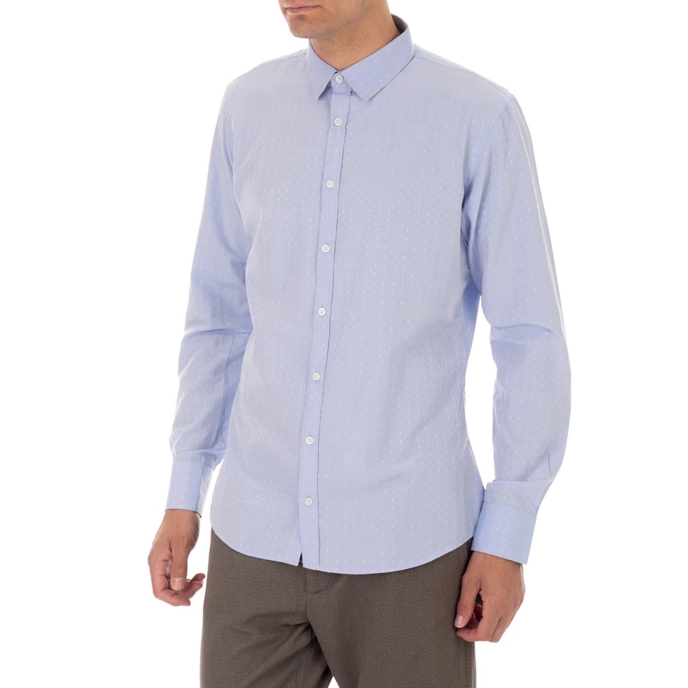 Ανδρικό πουκάμισο SSEINSE γαλάζιο 4 Ανδρικό πουκάμισο SSEINSE γαλάζιο - Image 2
