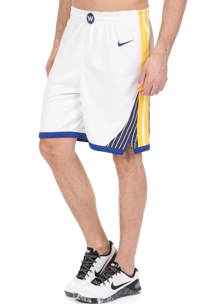 NIKE Ανδρικό σορτς μπάσκετ GSW M NK SWGMN λευκό 4 NIKE Ανδρικό σορτς μπάσκετ GSW M NK SWGMN λευκό - Image 2