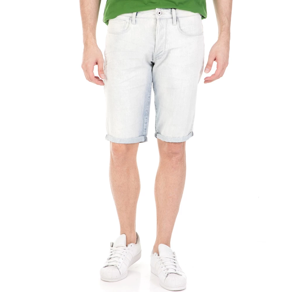 Ανδρική τζιν βερμούδα G-STAR RAW 3301 γαλάζια 3 Ανδρική τζιν βερμούδα G-STAR RAW 3301 γαλάζια