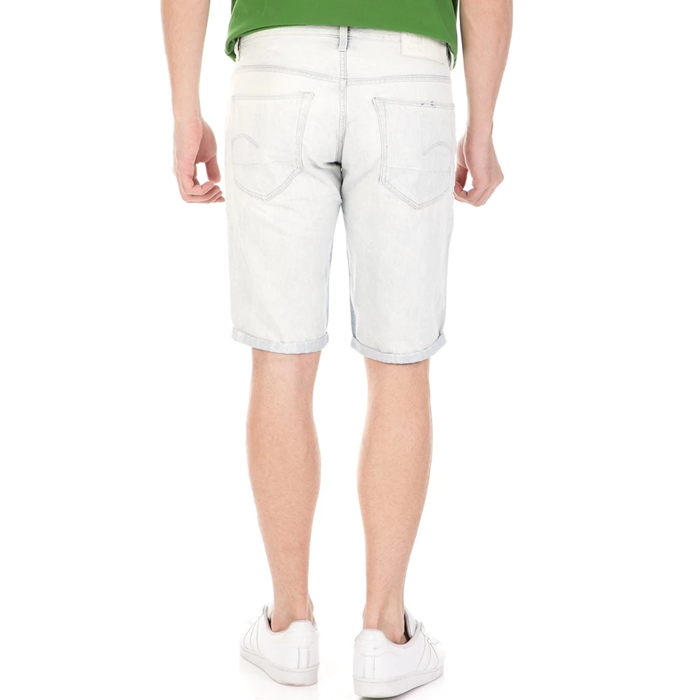 Ανδρική τζιν βερμούδα G-STAR RAW 3301 γαλάζια 5 Ανδρική τζιν βερμούδα G-STAR RAW 3301 γαλάζια - Image 3