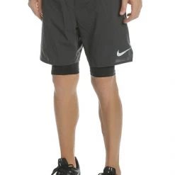 Ανδρική βερμούδα Running Nike STRIDE 2IN1 γκρι