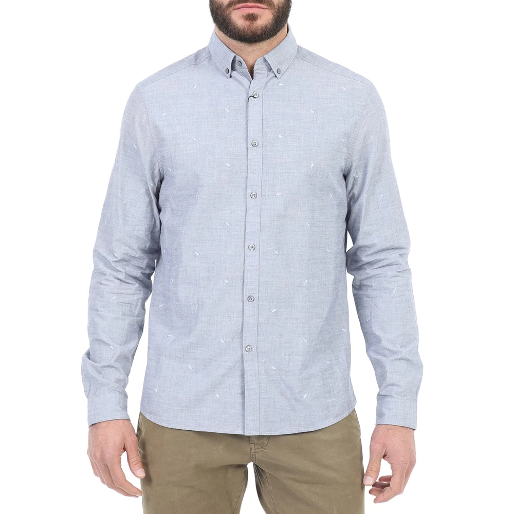 Ανδρικό πουκάμισο CK GALEN_BD MICRO PAINT μπλε 3 Ανδρικό πουκάμισο CK GALEN_BD MICRO PAINT μπλε