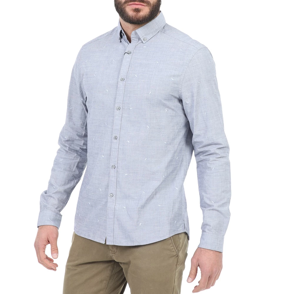 Ανδρικό πουκάμισο CK GALEN_BD MICRO PAINT μπλε 4 Ανδρικό πουκάμισο CK GALEN_BD MICRO PAINT μπλε - Image 2