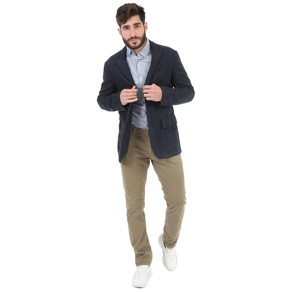 Ανδρικό πουκάμισο CK GALEN_BD MICRO PAINT μπλε 6 Ανδρικό πουκάμισο CK GALEN_BD MICRO PAINT μπλε - Image 4