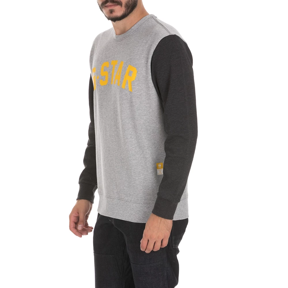 Ανδρική φούτερ μπλούζα HALGEN CORE G-STAR RAW γκρι 4 Ανδρική φούτερ μπλούζα HALGEN CORE G-STAR RAW γκρι - Image 2