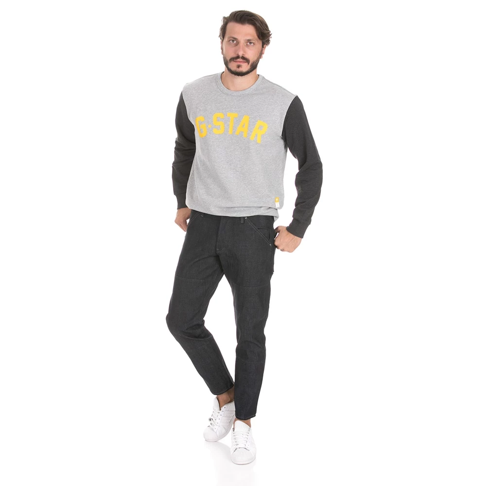 Ανδρική φούτερ μπλούζα HALGEN CORE G-STAR RAW γκρι 6 Ανδρική φούτερ μπλούζα HALGEN CORE G-STAR RAW γκρι - Image 4