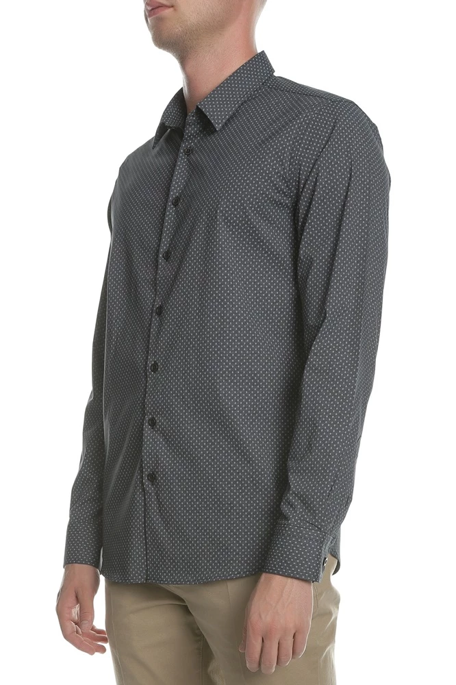 Ανδρικό πουκάμισο SSEINSE ανθρακί 5 Ανδρικό πουκάμισο SSEINSE ανθρακί - Image 3