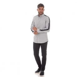 Ανδρικό πουκάμισο CK REFINED OXFORD γκρι -Πλεκτά-Ζακέτες Εκπτώσεις 1663892.0 0211 4 ck ανδρικό πουκάμισο ck refined oxford γκρι x1000