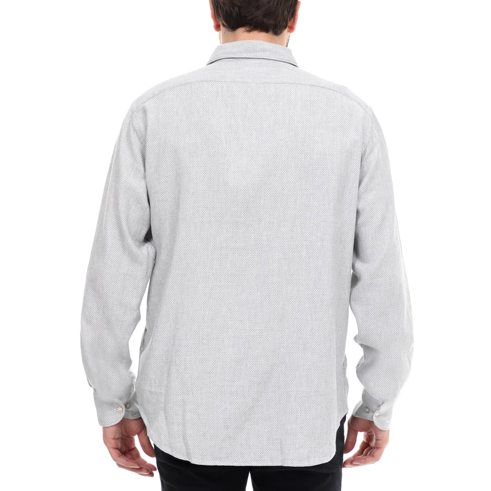 Ανδρικό πουκάμισο BROOKSFIELD λευκό γκρι 5 Ανδρικό πουκάμισο BROOKSFIELD λευκό γκρι - Image 3