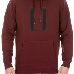 LES DEUX Ανδρική φούτερ μπλούζα Encore Hoodie μπορντο