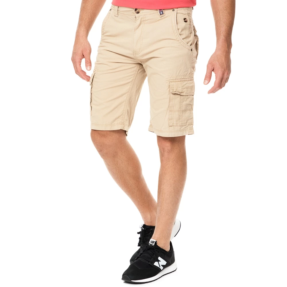 Ανδρική Cargo βερμούδα GREENWOOD μπεζ 4 Ανδρική Cargo βερμούδα GREENWOOD μπεζ - Image 2
