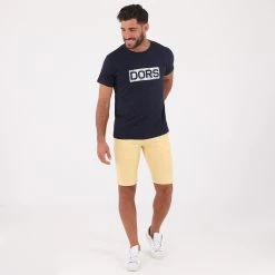 Ανδρική Chino βερμούδα DORS κίτρινο -Πλεκτά-Ζακέτες Εκπτώσεις 1682286.0 0207 4 dors ανδρική chino βερμούδα dors κίτρινο x1000