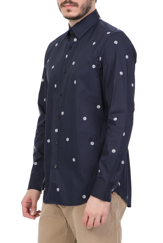 Ανδρικό μακρυμάνικο πουκάμισο G-STAR RAW CORE μπλε 4 Ανδρικό μακρυμάνικο πουκάμισο G-STAR RAW CORE μπλε - Image 2