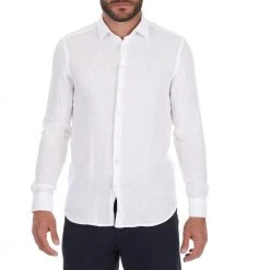 Ανδρικό πουκάμισο SSEINSE λευκό
