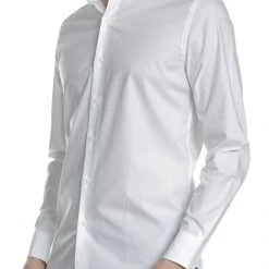 Ανδρικό μακρυμάνικο πουκάμισο SSEINSE λευκό -Πλεκτά-Ζακέτες Εκπτώσεις 1697781.0 0091 3 sseinse ανδρικό μακρυμάνικο πουκάμισο sseinse λευκό x1000