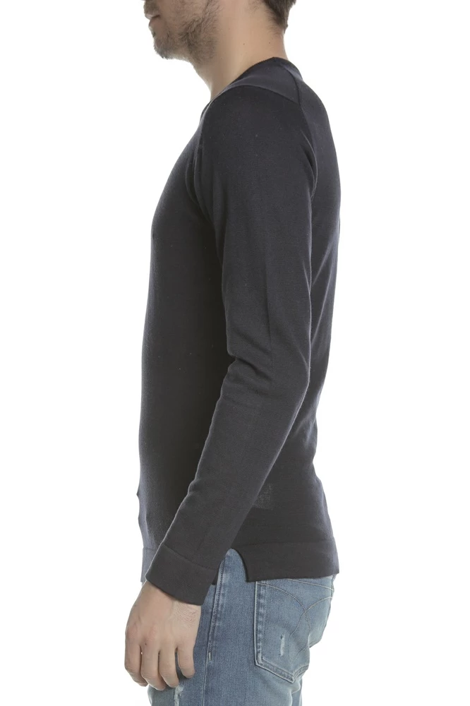 Ανδρική πλεκτή μπλούζα GIROCOLLO SSEINSE μπλε 6 Ανδρική πλεκτή μπλούζα GIROCOLLO SSEINSE μπλε - Image 4