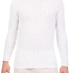 Ανδρική μακρυμάνικη μπλούζα SSEINSE λευκή