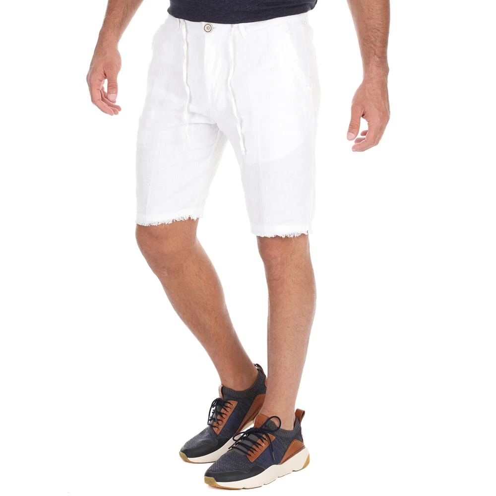 Ανδρική βερμούδα SSEINSE λευκή 4 Ανδρική βερμούδα SSEINSE λευκή - Image 2
