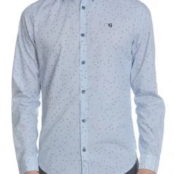 Ανδρικό πουκάμισο GARCIA JEANS γαλάζια