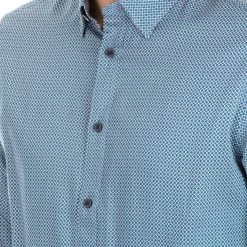 Ανδρικό πουκάμισο TED BAKER BRADLEY μπλε -Πλεκτά-Ζακέτες Εκπτώσεις 1723036.0 0013 4 ted baker ανδρικό πουκάμισο ted baker bradley μπλε x1000