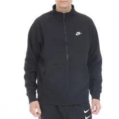 Ανδρική ζακέτα φούτερ NIKE NSW SCE TRK SUIT FLC μαύρη