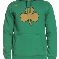 Ανδρική μπλούζα φούτερ NIKE BOS M LOGO PO FLC CE πράσινη