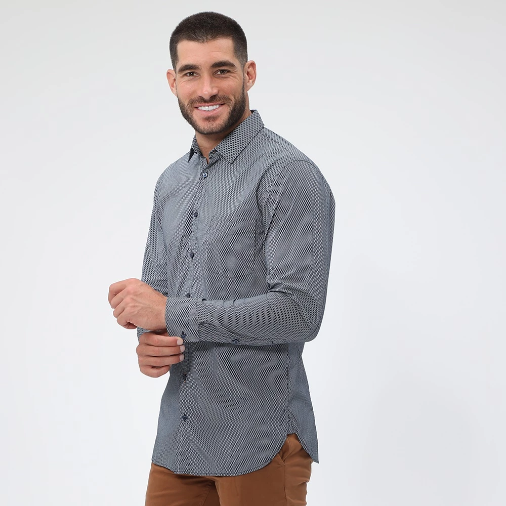 Ανδρικό πουκάμισο BOSS Casual Magneton μπλε 3 Ανδρικό πουκάμισο BOSS Casual Magneton μπλε