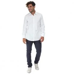Ανδρικό πουκάμισο Dsquared2 λευκό -Πλεκτά-Ζακέτες Εκπτώσεις 1758727.0 0303 4 dsquared2 ανδρικό πουκάμισο dsquared2 λευκό x1000