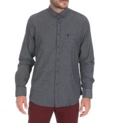 Ανδρικό μακρυμάνικο πουκάμισο DORS γκρι