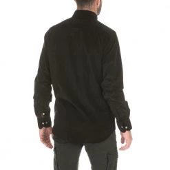 Ανδρικό κοτλέ πουκάμισο DORS μαύρο -Πλεκτά-Ζακέτες Εκπτώσεις 1764091.0 0010 3 dors ανδρικό κοτλέ πουκάμισο dors μαύρο x1000