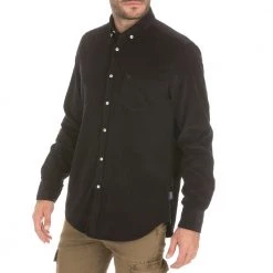 Ανδρικό κοτλέ πουκάμισο DORS μαύρο -Πλεκτά-Ζακέτες Εκπτώσεις 1764093.0 0014 2 dors ανδρικό κοτλέ πουκάμισο dors μαύρο x1000