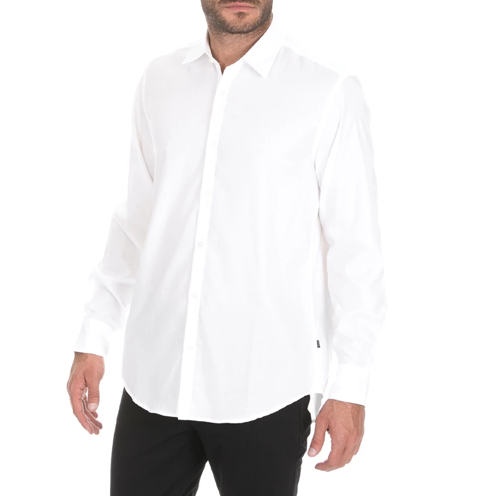 Ανδρικό μακρυμάνικο πουκάμισο DORS λευκό 4 Ανδρικό μακρυμάνικο πουκάμισο DORS λευκό - Image 2