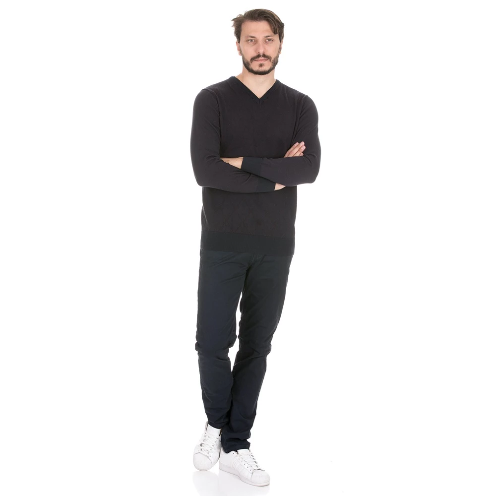 Ανδρική πλεκτή μπλούζα GREENWOOD μπλε 6 Ανδρική πλεκτή μπλούζα GREENWOOD μπλε - Image 4