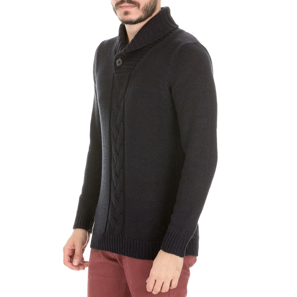 Ανδρική πλεκτή μπλούζα GREENWOOD μπλε 4 Ανδρική πλεκτή μπλούζα GREENWOOD μπλε - Image 2