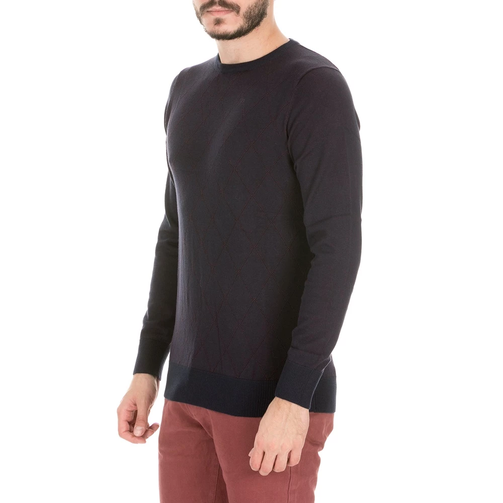 Ανδρική πλεκτή μπλούζα GREENWOOD μπλε 4 Ανδρική πλεκτή μπλούζα GREENWOOD μπλε - Image 2