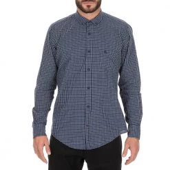 Ανδρικό πουκάμισο DORS καρό μπλε