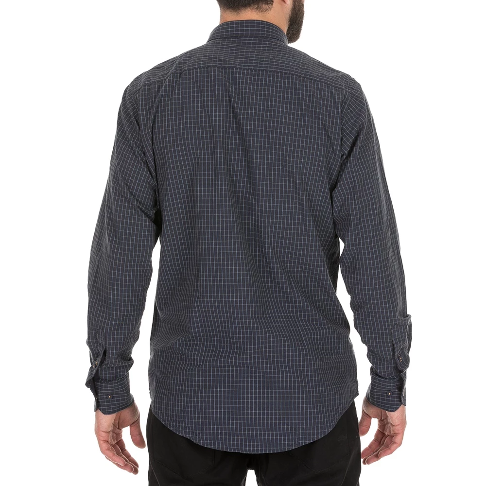 Ανδρικό πουκάμισο DORS καρό μπλε 5 Ανδρικό πουκάμισο DORS καρό μπλε - Image 3