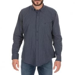 Ανδρικό πουκάμισο DORS μπλε καρό