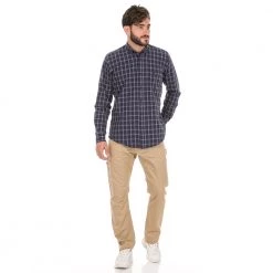 Ανδρικό πουκάμισο DORS καρό μπλε γκρι -Πλεκτά-Ζακέτες Εκπτώσεις 1771601.0 0206 4 dors ανδρικό πουκάμισο dors καρό μπλε γκρι x1000