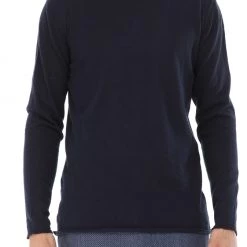 Ανδρικό ελαφρύ πουλόβερ SSEINSE Girocollo μπλε