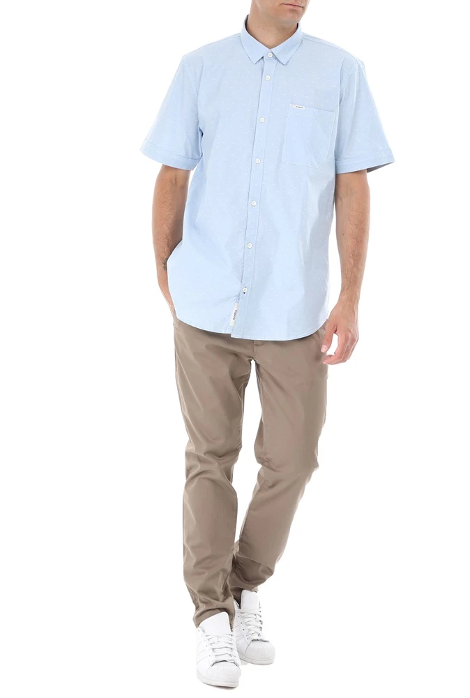 Ανδρικό πουκάμισο GARCIA JEANS γαλάζιο λευκό 7 Ανδρικό πουκάμισο GARCIA JEANS γαλάζιο λευκό - Image 5