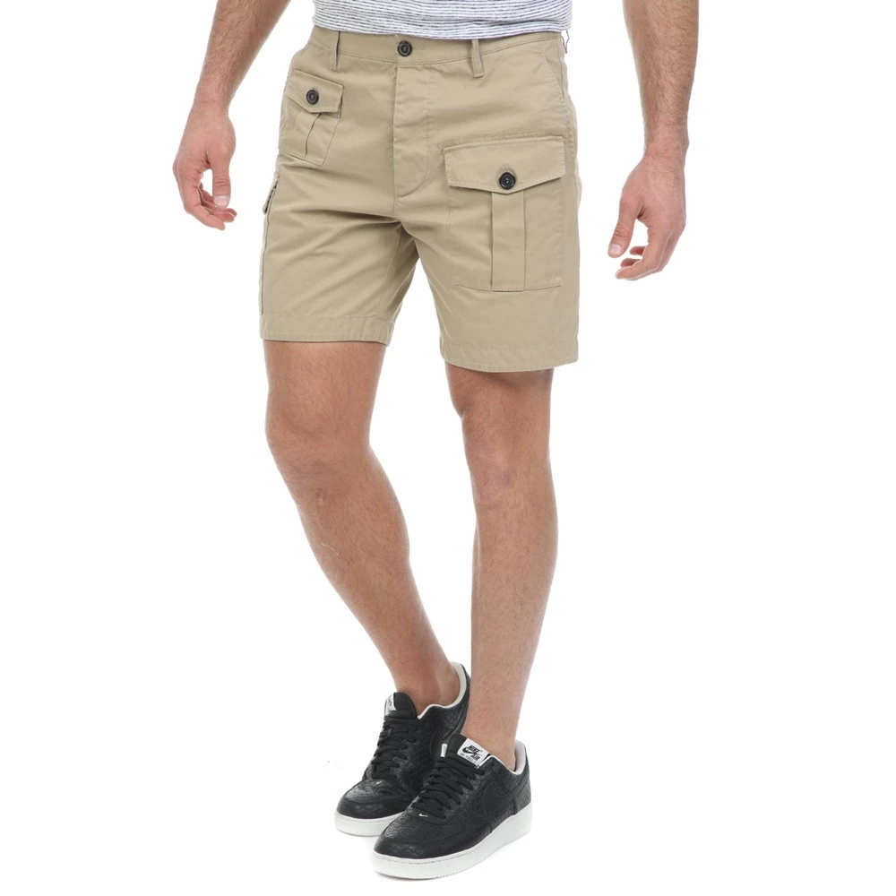Ανδρική Cargo βερμούδα Dsquared2 μπεζ 4 Ανδρική Cargo βερμούδα Dsquared2 μπεζ - Image 2