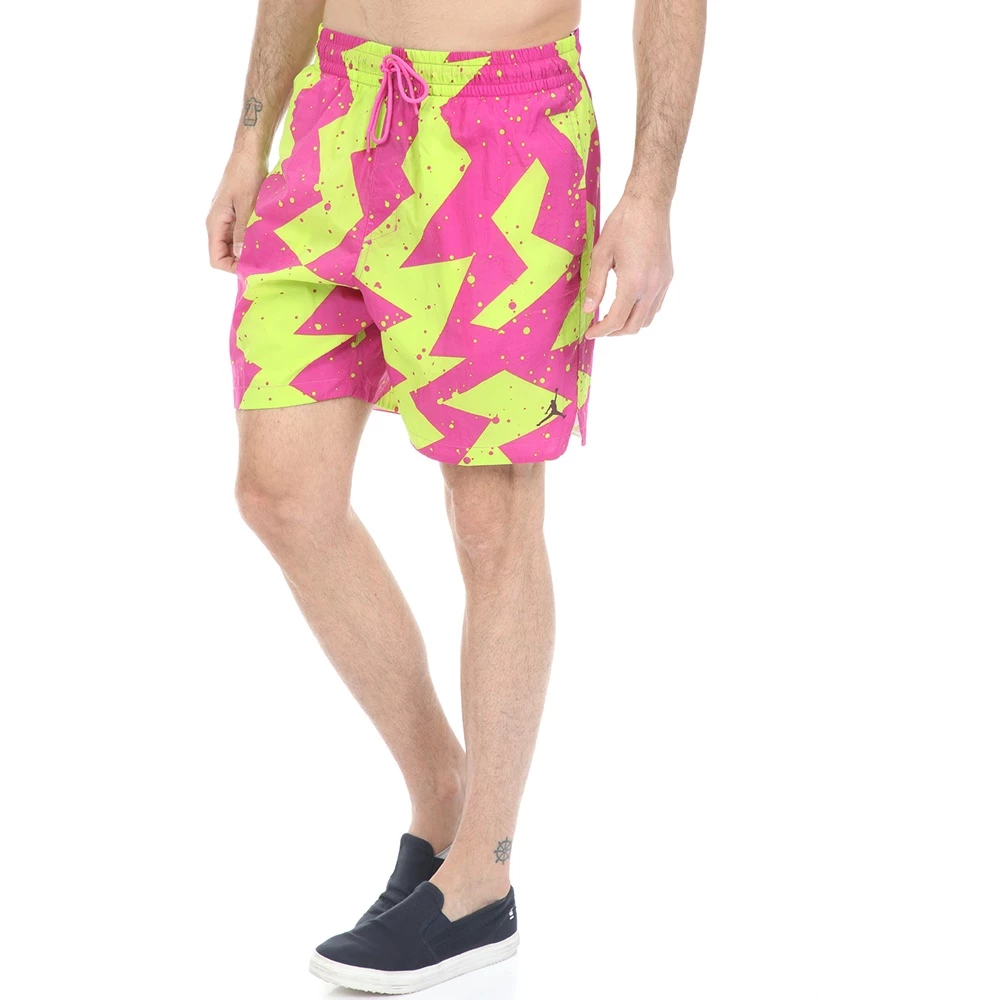 Ανδρικό μαγιό βερμούδα NIKE J 7" POOLSHIDE ροζ κίτρινο 4 Ανδρικό μαγιό βερμούδα NIKE J 7" POOLSHIDE ροζ κίτρινο - Image 2