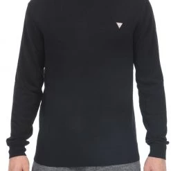 Ανδρικό πλεκτό ζιβάγκο GUESS μαύρο