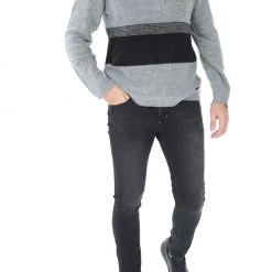 Ανδρική πλεκτή μπλούζα GAUDI γκρι-μαύρη -Πλεκτά-Ζακέτες Εκπτώσεις 1799699.0 0088 5 gaudi ανδρική πλεκτή μπλούζα gaudi γκρι μαύρη x1000