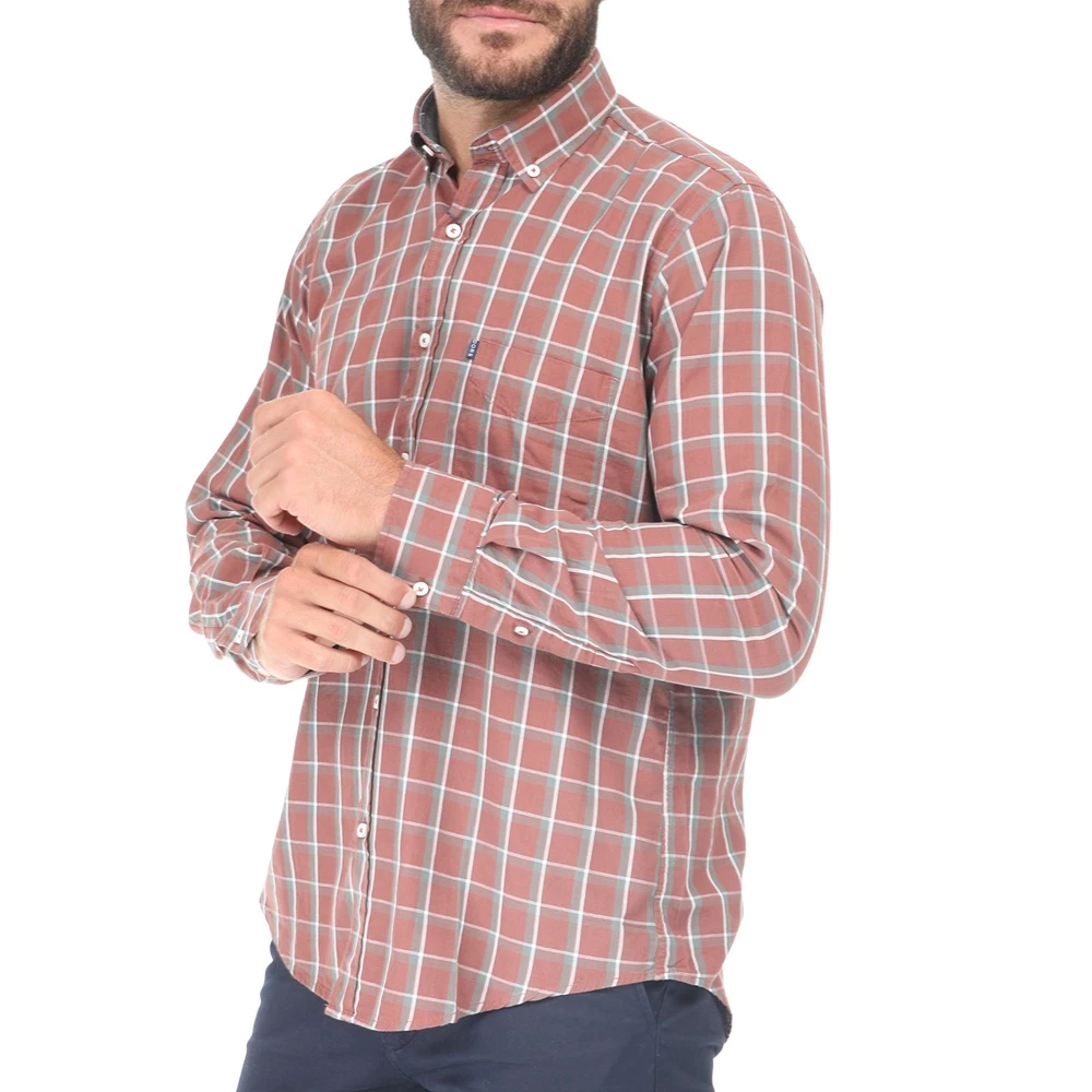 Ανδρικό πουκάμισο DORS κόκκινο 4 Ανδρικό πουκάμισο DORS κόκκινο - Image 2