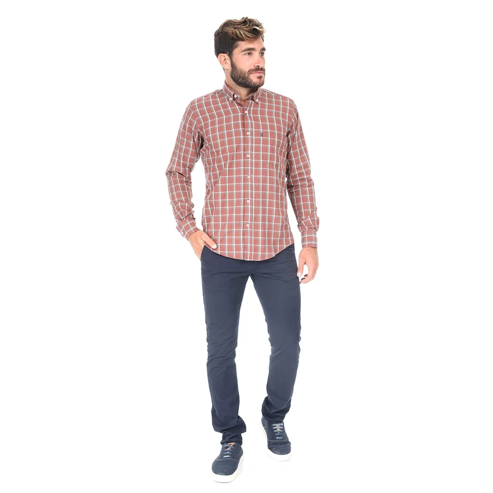 Ανδρικό πουκάμισο DORS κόκκινο 6 Ανδρικό πουκάμισο DORS κόκκινο - Image 4