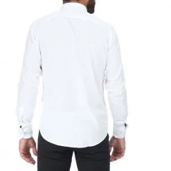 Ανδρικό πουκάμισο DORS λευκό -Πλεκτά-Ζακέτες Εκπτώσεις 1800430.0 0014 3 dors ανδρικό πουκάμισο dors λευκό x1000